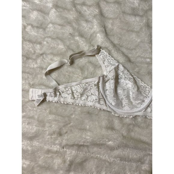 Lot of 2 Bras 38C Women’s Adrienne Vittadini / Daniel Laurent White Beige - Picture 11 of 12